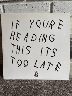 Drake If You're Reading This Its Too Late Limited Edition Clear