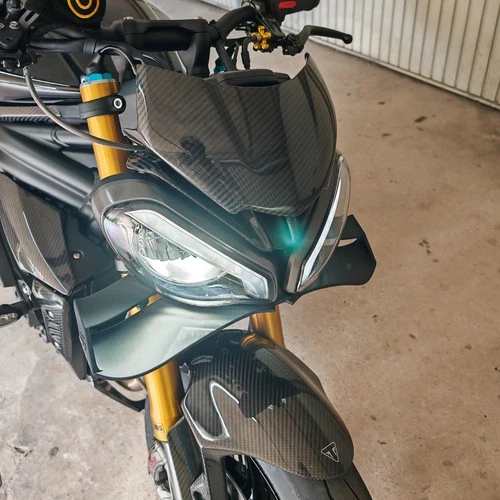 Bulle Windscreen Triumph Speed Triple 1200 RS 2021 2022 2023 2024 2025 Carbone