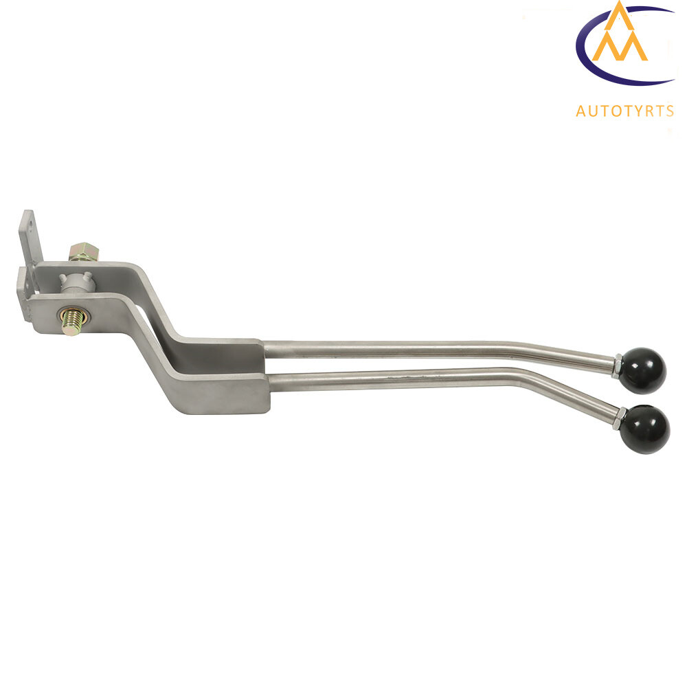 W/Boot NP205 Stainless Steel Twin-Stick Shifter Transfer Case Shifter 8 ...