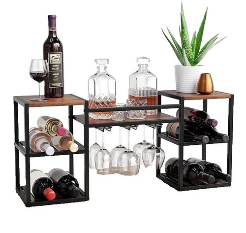 Oceanstar WR1149 12-Bottle Natural Bamboo wijnrek