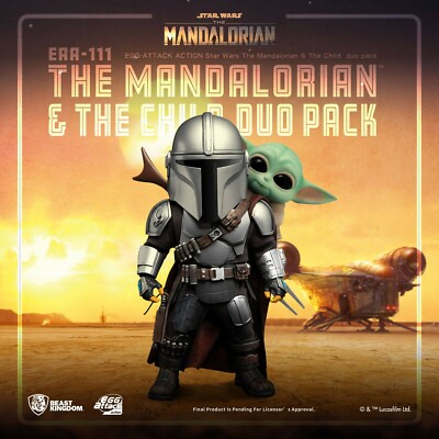 The Mandalorian & The Child Pack 2 Figuren Star Wars The Mandalorian Egg Attac