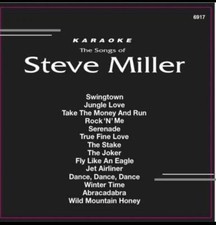 STEVE MILLER KARAOKE CDG BACKSTAGE DISC MUSIC CD OLDIES ROCK CD g music songs ,
