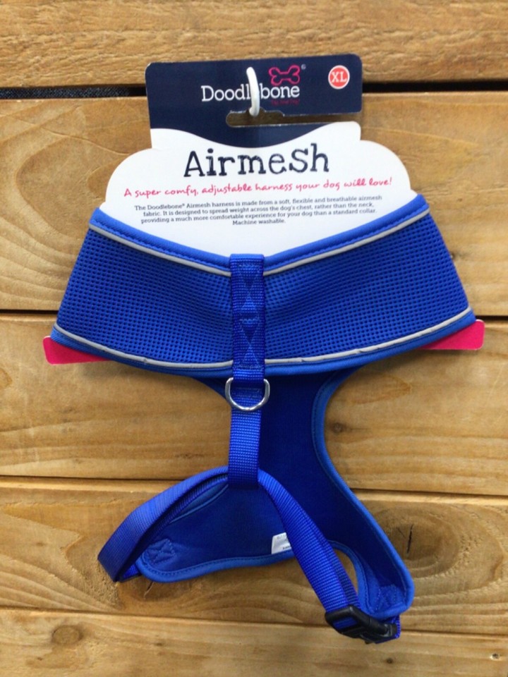Doodlebone Airmesh Dog Harness Royal Blue Size XL New eBay