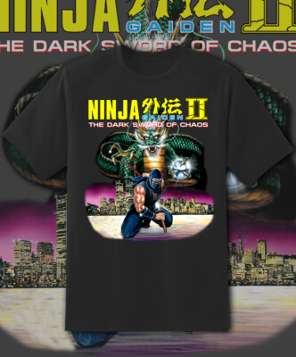 Ninja Gaiden 2 Box Art Retro Game shirt Youth to Adult  S-6XL Fast Ship!