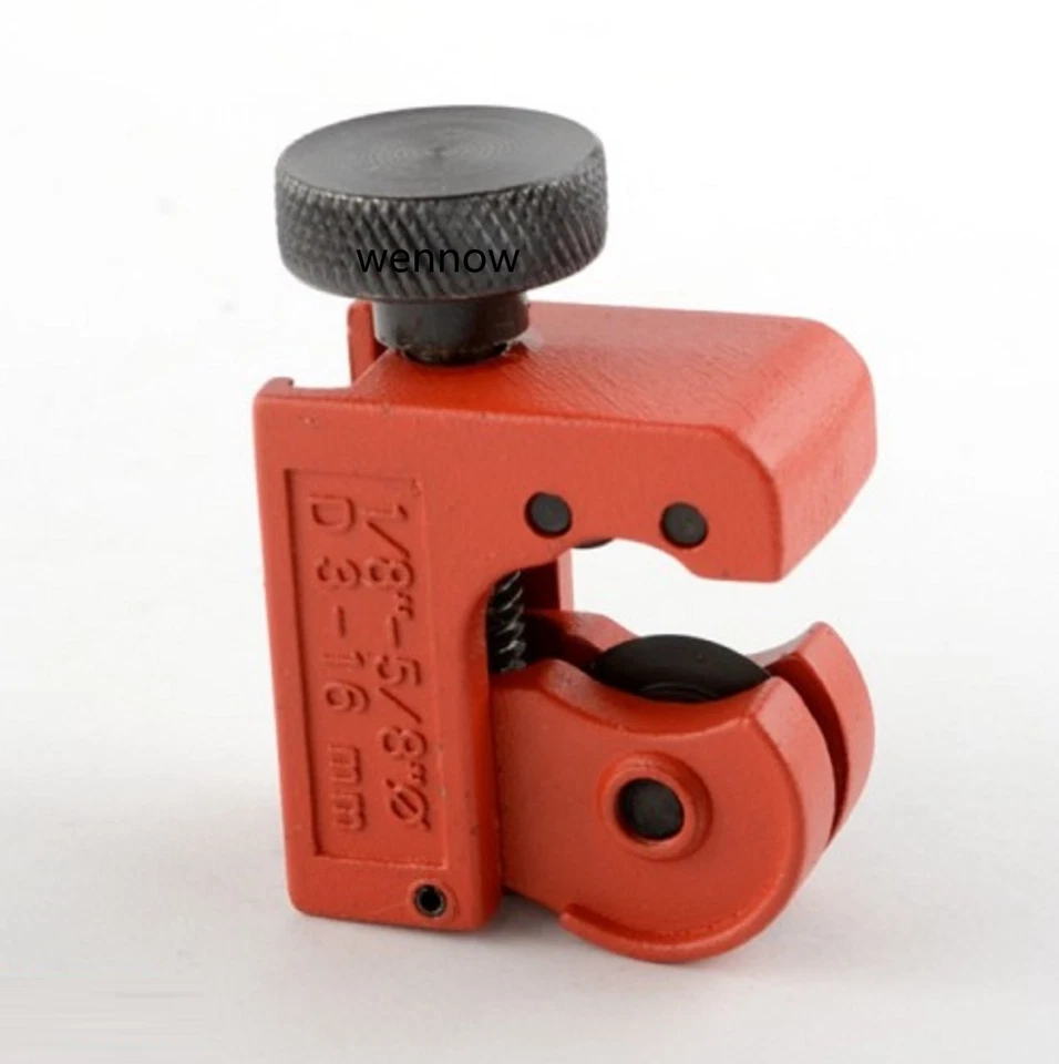 WENNOW 2pc Mini Tubing Cutter Copper Pipe Plumbing Brake Line Cutting Plastic PVC Brass