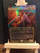 Pia Nalaar, Chief Mechanic Borderless FOIL - Aetherdrift Commander NM (siehe Bilder)