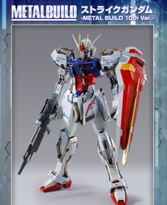 BANDAI Metal Build STRIKE GUNDAM 10th Anniv. Ver. figure 180mm F/S