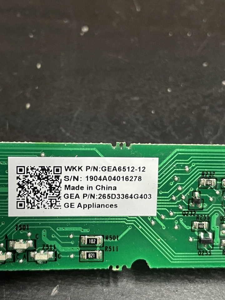 GE 265D3364G403 Dishwasher Main Control Board WMV66 eBay