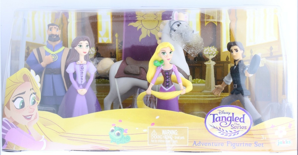 Disney Figurine Figure jakks Adventure Figurine Set Tangled The