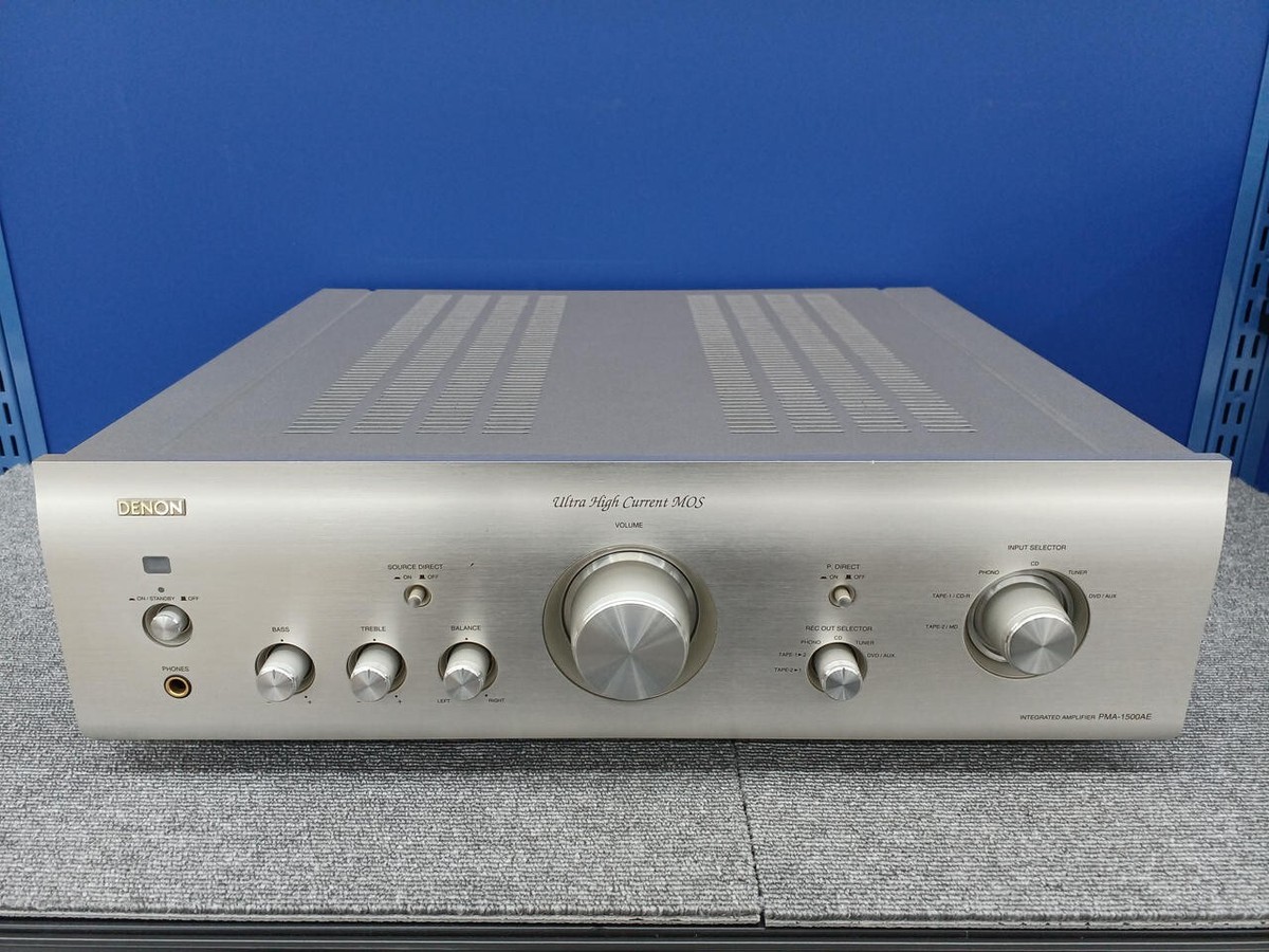 ヤマ DENON PMA-1500AE DENON PMA-1500AE Silver Tested w/ Power cable Remote