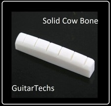 MusicianAtHeart STANDARD SIZE Slotted Bone Nut made for GIBSON Guitar