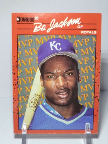 1990 Donruss Bo Jackson #BC-1 MVP Rare Error Card - No Dot  &#034;.&#034; After &#034; INC &#034;