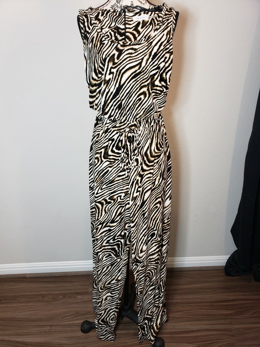 CALVIN KLEIN JUMPSUIT ANIMAL PRINT NWT JOGGER SIZE