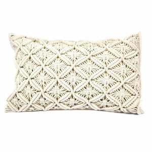beige rectangle cushion