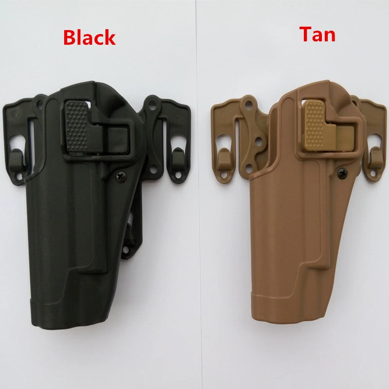 Right/Left Hand Chest Waist Leg Paddle Gun Holster for 1911 with Molle Pads - Image 3 of 4