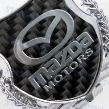 Carbon Fiber Metal Car Front Body Trunk Rear Side Emblem Sticker for MAZDA X2