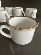 STONEYBROOK BY JAPAN Rushwood stoneware speckled Set of 9 mugs Cups 8oz