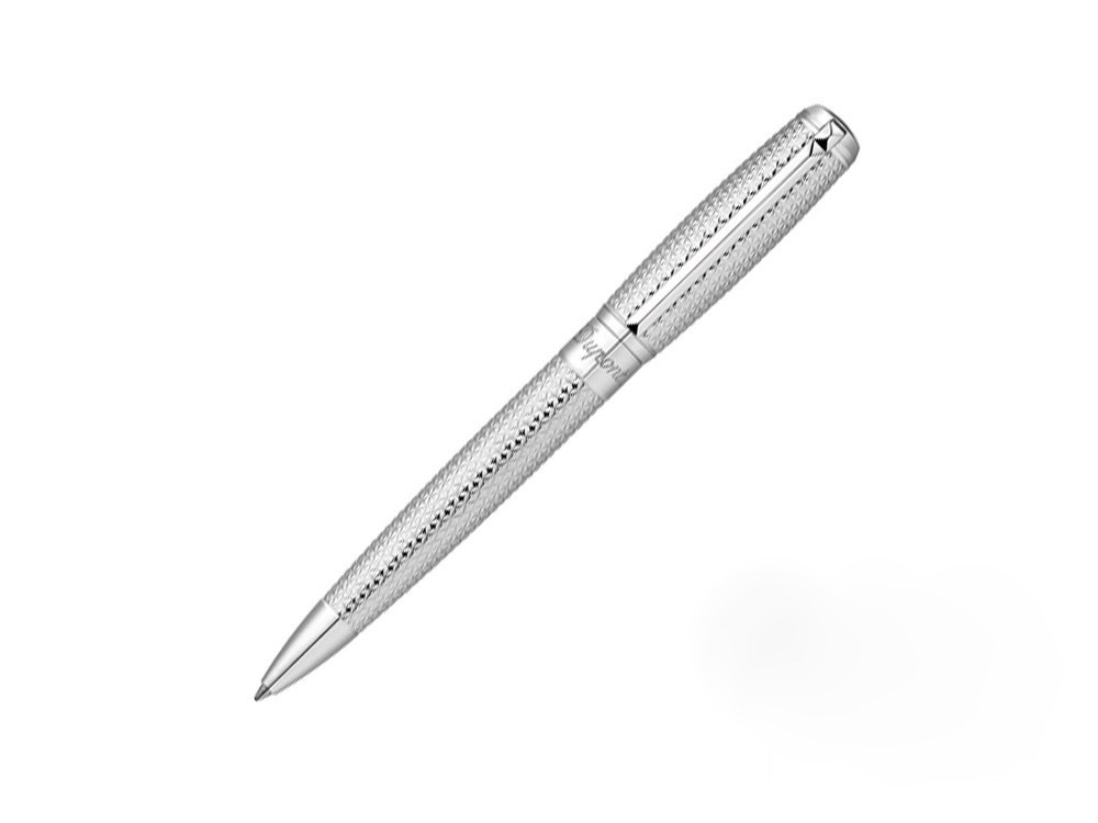 S.T. Dupont D Line Ball Point Pen, Fire Head Palladium, 415703
