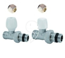 VALVOLA E DETENTORE 3/8  TERMOSIFONE DRITTA RAME MULTISTRATO ICMA