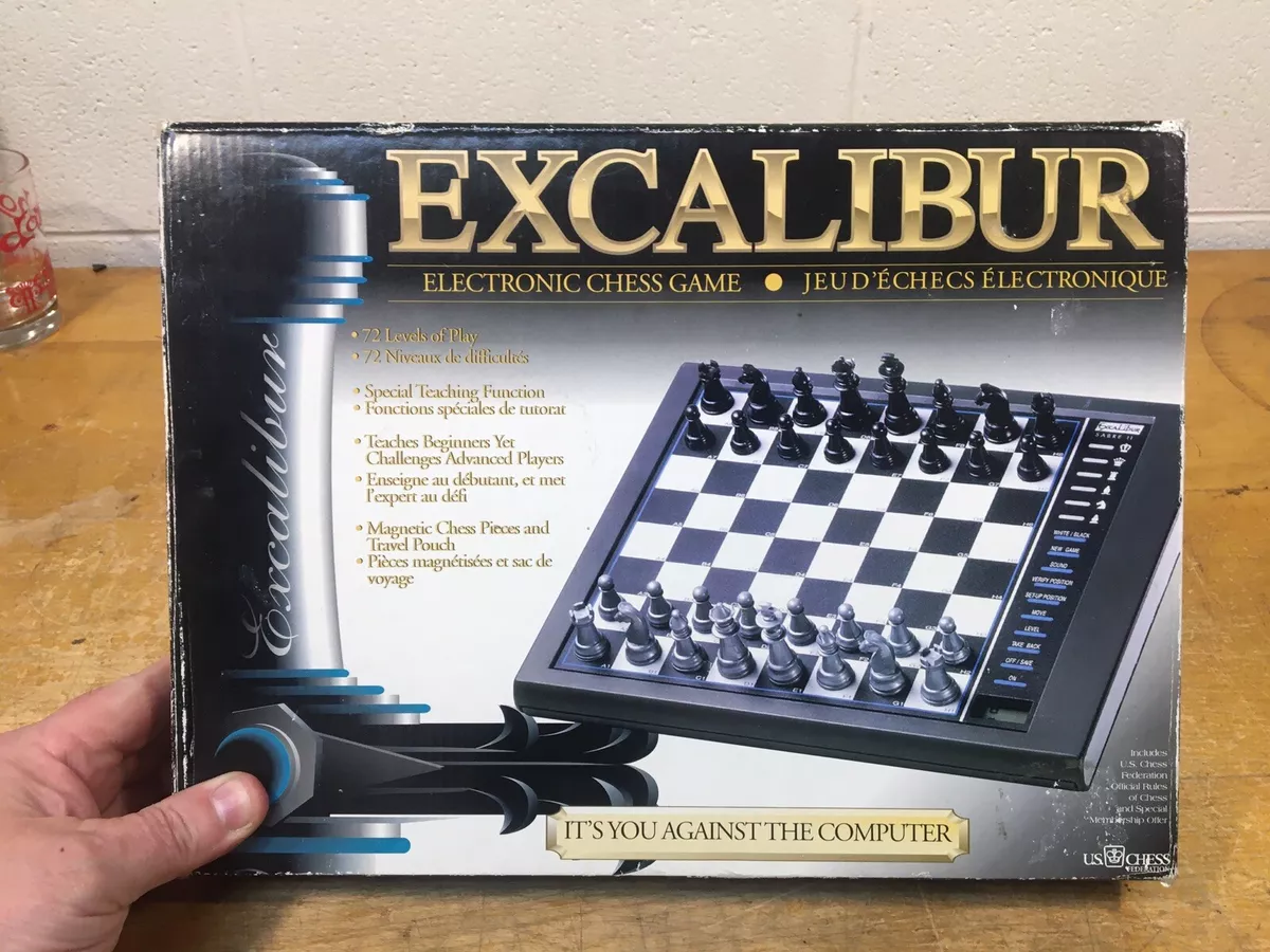 EXCALIBUR Sabre II Electronic Computer Chess Game Tested