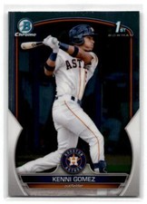 2023 Bowman #BCP-40 Kenni Gomez Chrome Prospects Houston Astros
