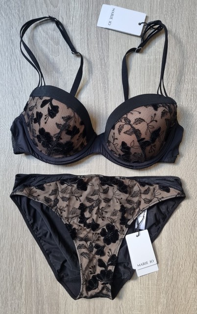 Ensemble Lingerie Marie Jo - Soutien-gorge Balconnet 90C & Culotte 38, Couleur Jaune, Neuf Avec étiquettes