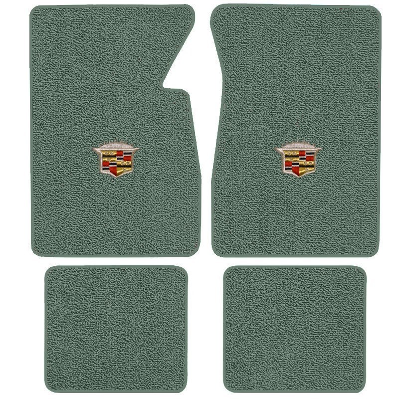Cadillac Custom Logo Loop Carpet Floor Mats - Choose Mat Color And Logo ...
