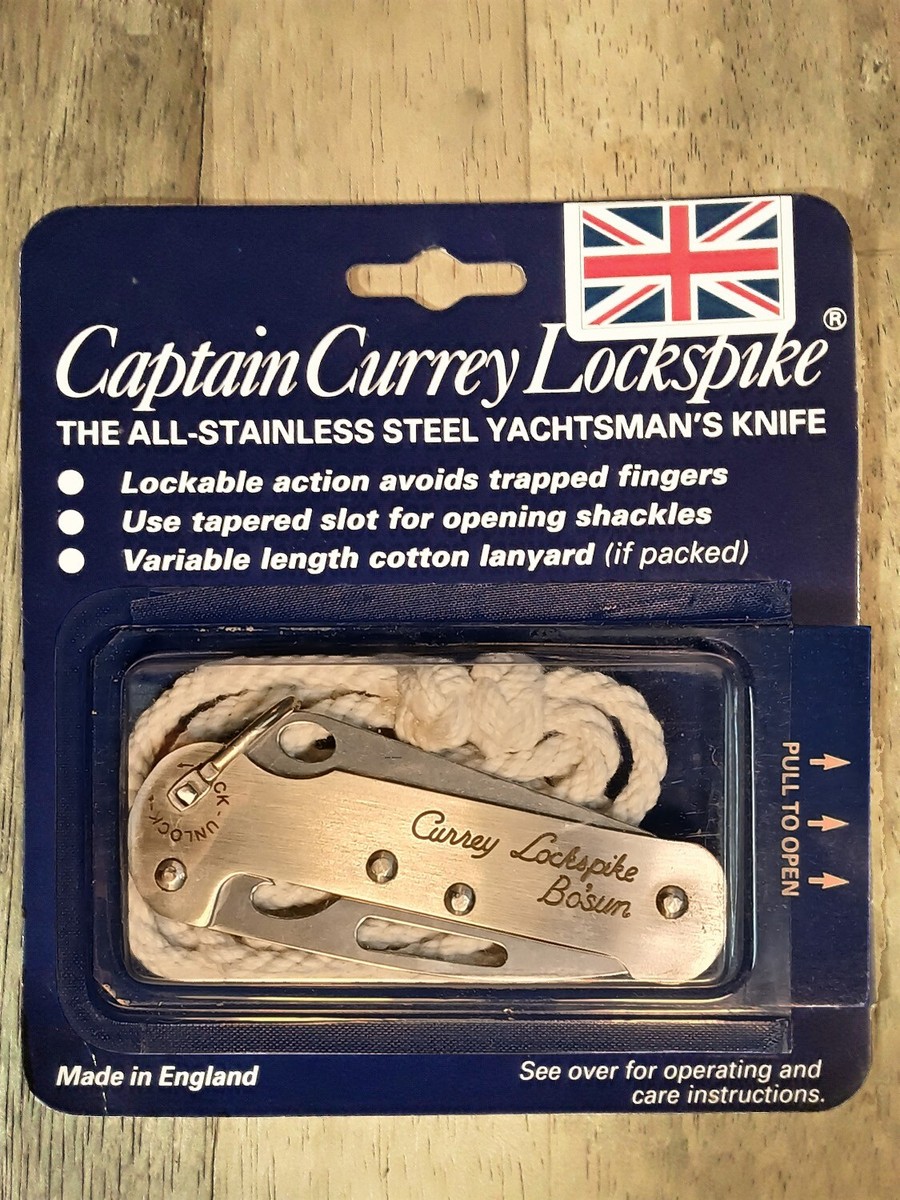 Captain Currey BOSUN Lockspike Rigging Knife (NEW) | eBay