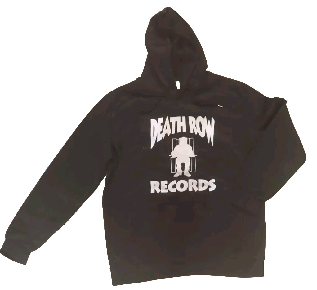 FILA Death Row Records Uomo dal 1991 Nero Felpa con cappuccio Large L