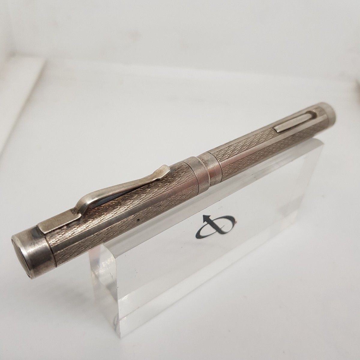 Stylo Plume Vintage En Argent Massif WAHL PEN - Plume En Or, Années 1930 - Sans Agrafe (occasion)