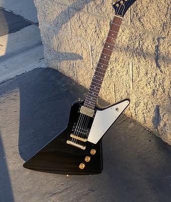 1976 Explorer Vintage Electric Guitar First Edition Black Rosewood Fretboard