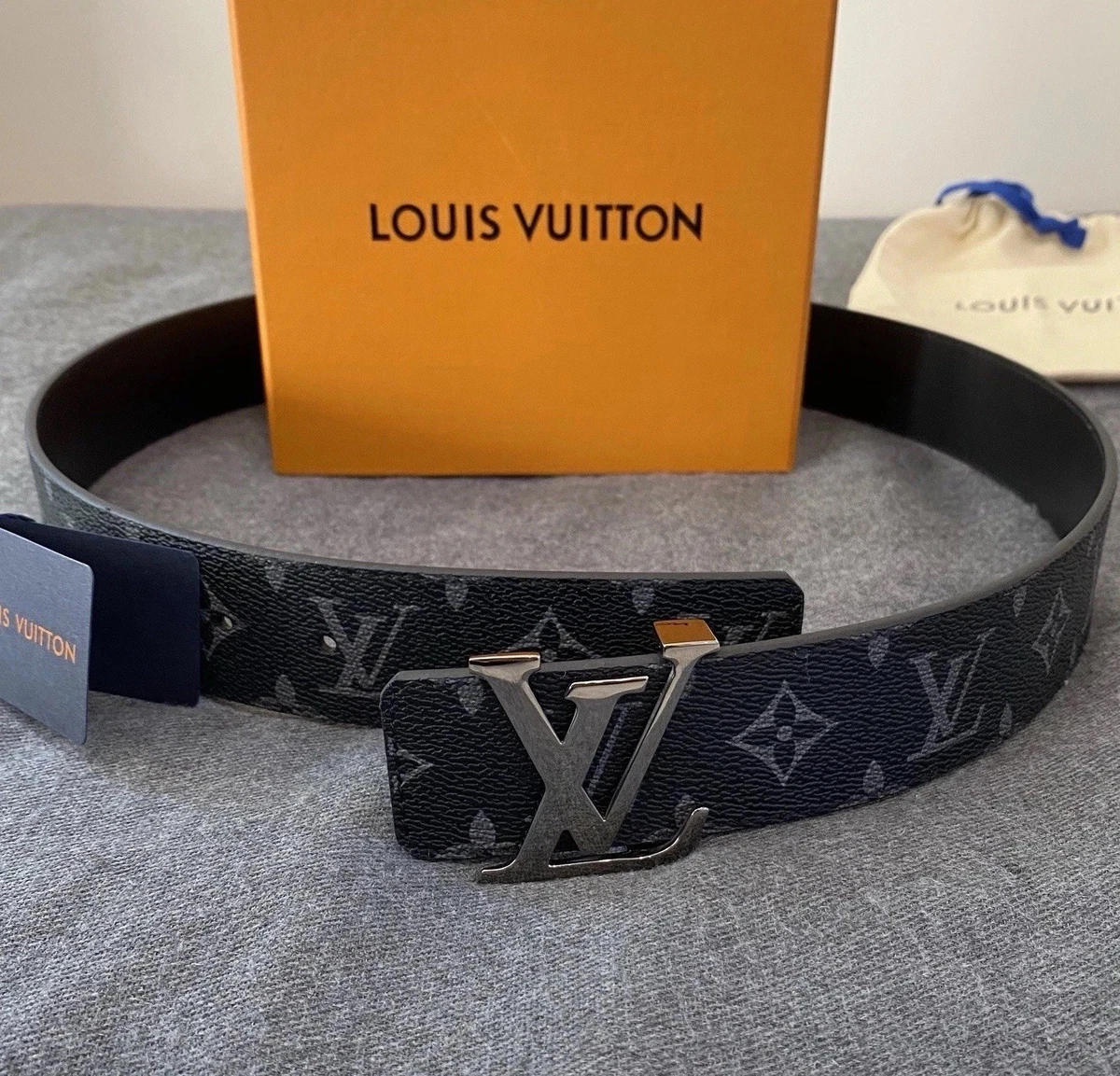 Louis Vuitton Black Belts for Men for sale | eBay
