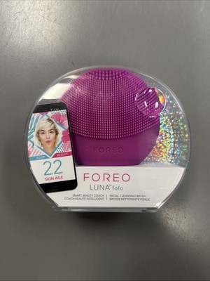 FOREO LUNA fofo Smart Analyzer Facial Cleansing Brush Pink Fuchsia New, Unsealed