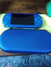 Sony PSP 3000 Vibrant Blue Handheld System 3003 Slim Model with charger