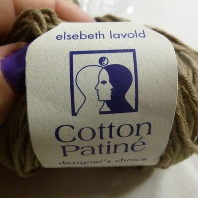 elsebeth lavold, Cotton Patine, 10 balls, 100% Combed Cotton, color 03/lot 30