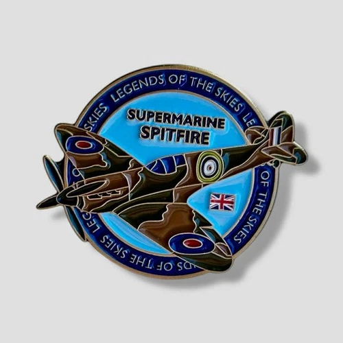 Legends Of The Skies Spitfire  - World War 2 Pin Badge WW2 Memorabilia
