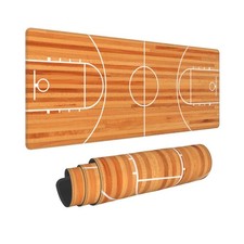 Basketball Gaming Mouse Pad XL, Large Non Slip Rubber Mousepad, Stitched Edge...