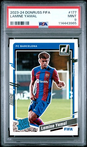 Carte Lamine Yamal Donruss 2023-24 #177 - FC Barcelone - Non Notée