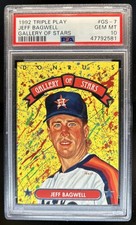 1992 Donruss Triple Play Jeff Bagwell Gallery of Stars #GS-7 Astros PSA 10