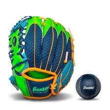 Franklin Sports Kids Baseball Gloves - Meshtek Child's Tball Glove  Ball Set -