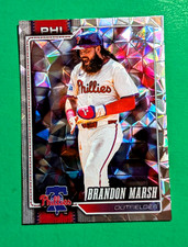2026 Topps Series 1 Brandon Marsh Diamante Foil #335 - Philadelphia Phillies