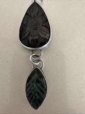 Labrodite Pendant Sterling Silver Gorgeous Handmade 925