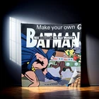 BATMAN Letraset Instant Pictures Giant 3ft Folding Booklet 1966 VINTAGE RARE++