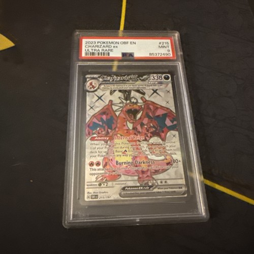 Charizard ex graded PSA 9 for sale on eBay