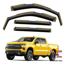 in-Channel Window Rain 2019-2026 Chevy Silverado/GMC Sierra 1500 Crew Cab