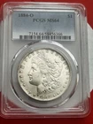 1884 O Morgan Dollar  $1 Silver PCGS MS64 New Orleans Certified Coin