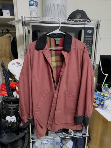 Vintage J.Crew Plaid-Lined Barn Jacket - product listing photo