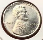1943-P Lincoln Wheat Cent Penny GEM BU From an Original Bank Roll