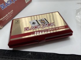 J4 Nintendo - Pocketsize Black Jack (Game &Watch) Handheld (BJ-60) Vintage 1985