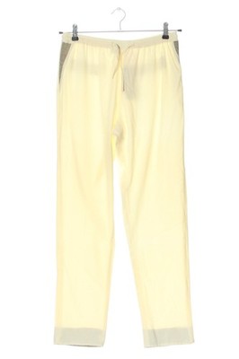 BEN BEN ANTWERP Stoffhose Damen Hose Gr. DE 38 blassgelb Casual-Look